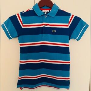 Boys Lacoste Pique Polo shirt, size 8.